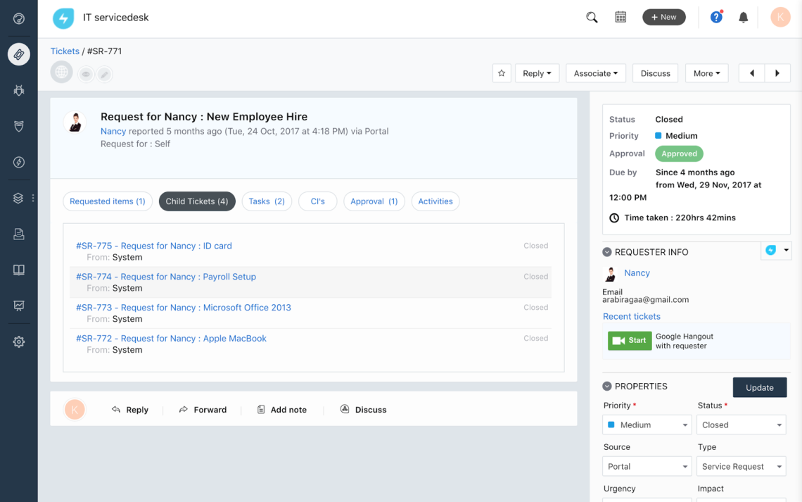 IT Service Catalogue Software Freshservice