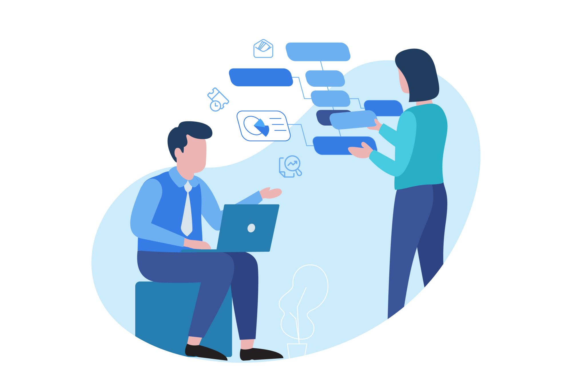 3 optimise marketing process illustration