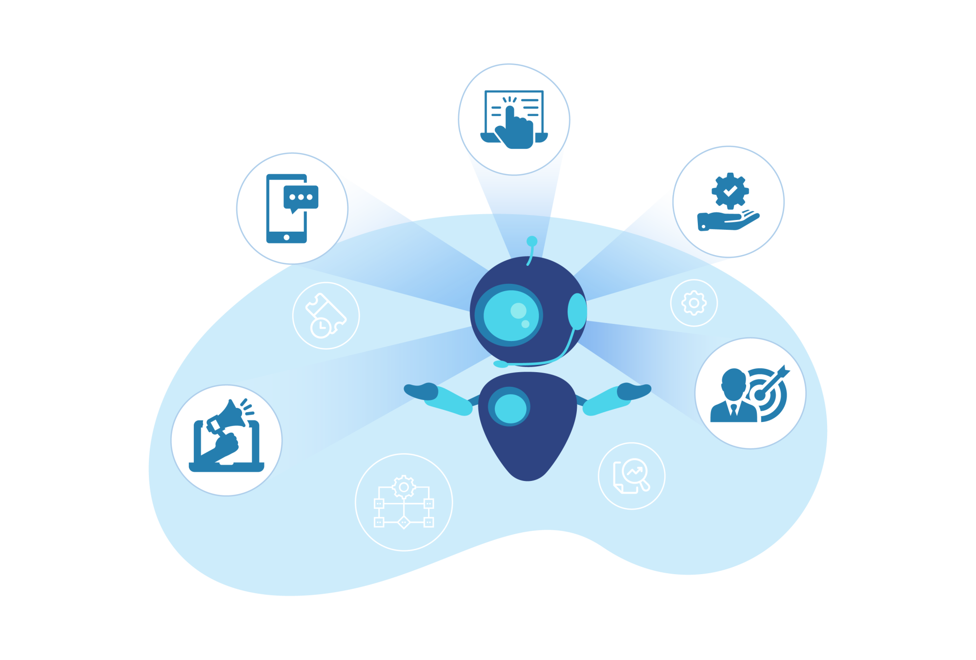 2 consolidate marketing efforts illustration