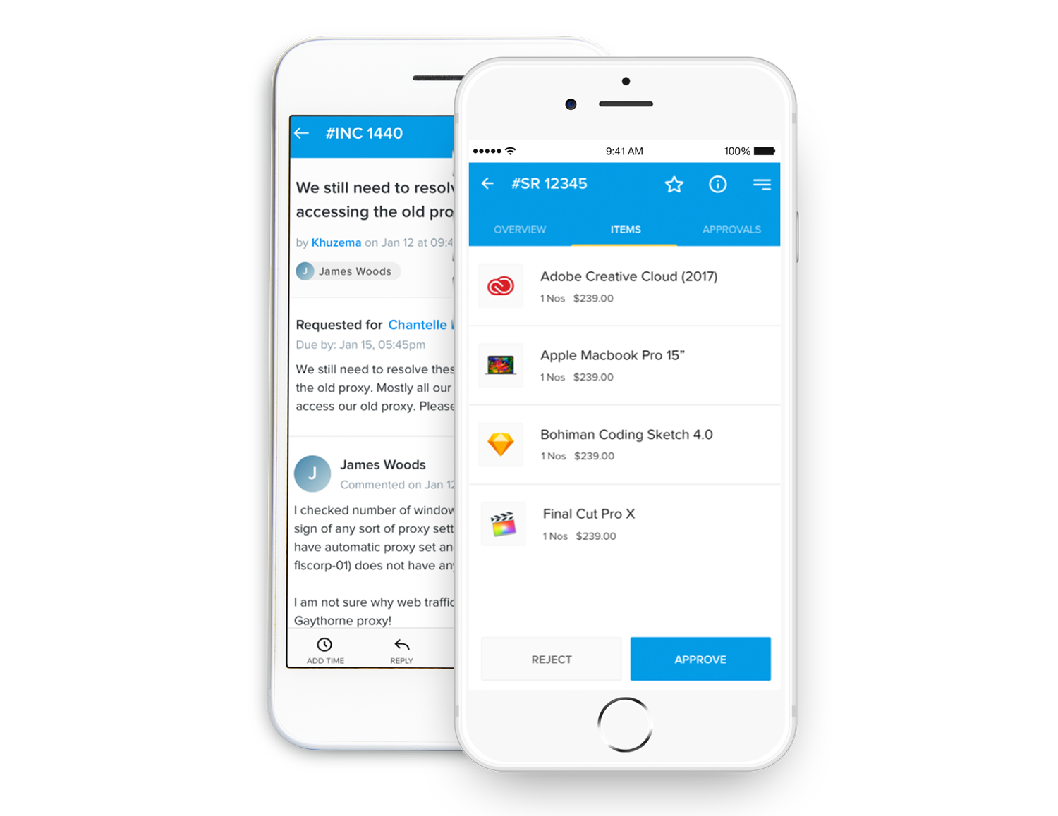 iphone and android mockups low