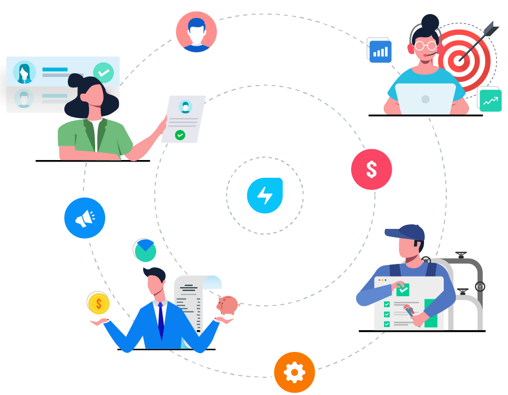 tile 4 reduce business friction by bringing all teams and tools in one place