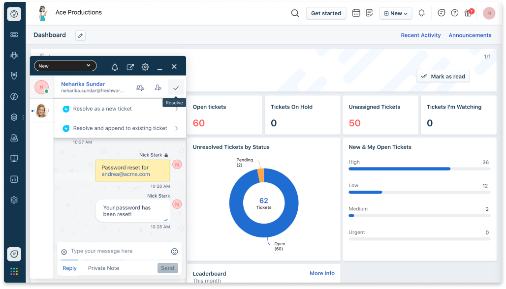 Freshservice Freshdesk Messaging Integration Try Freshservice By
