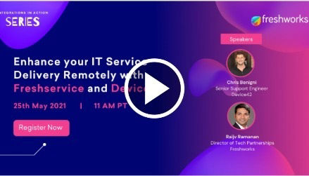 Enhance IT Service Delivery webinar