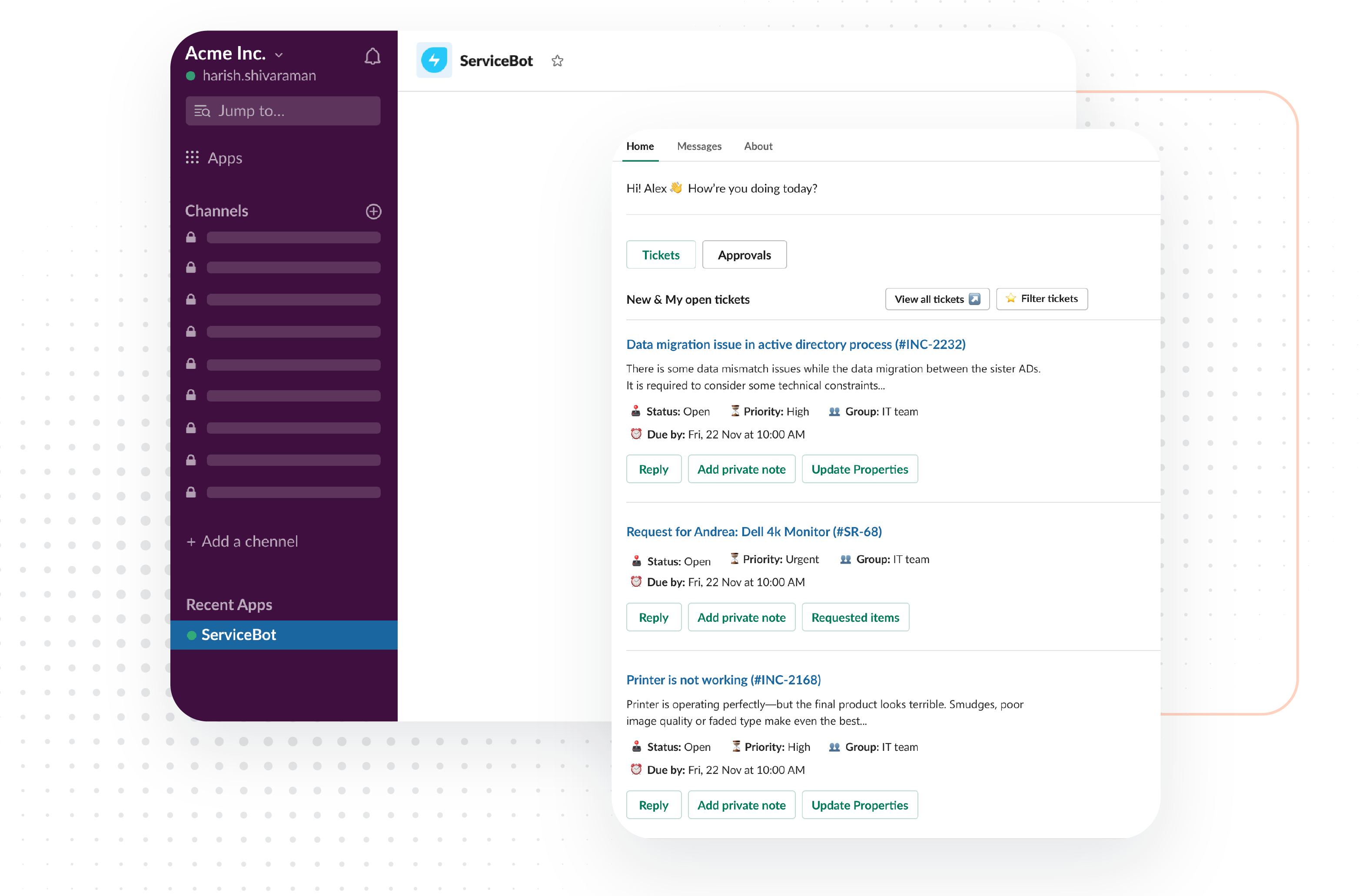 Slack Integration Sign Up For Freshservice ITSM Software