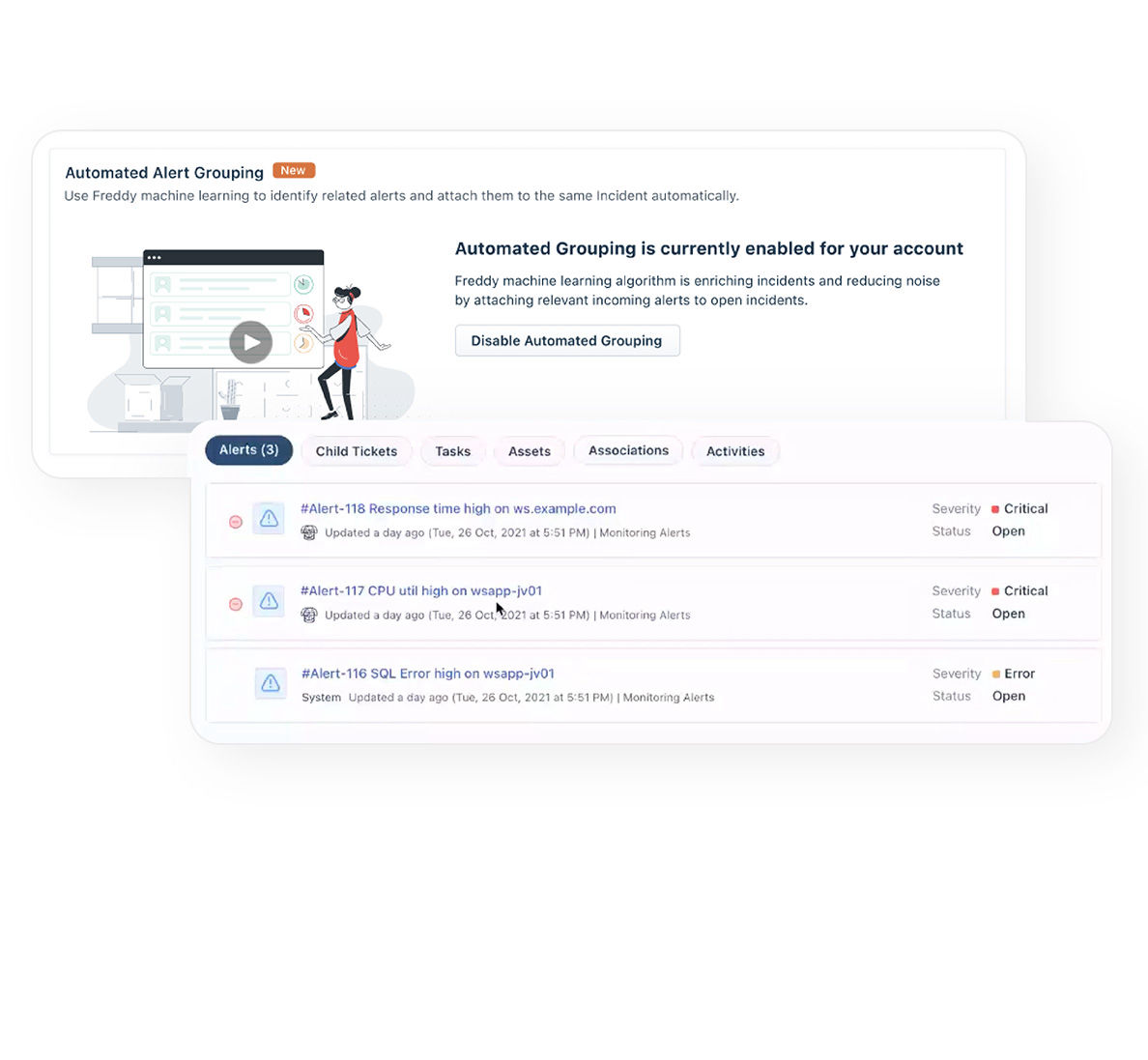 reduce mttr with ml driven automated grouping
