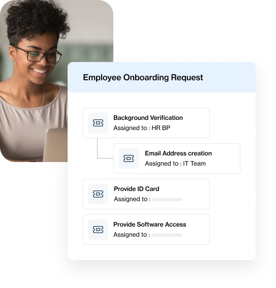 employee onboarding request