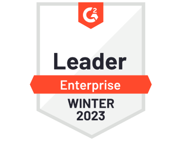 G2 Enterprise Leader 2021 Badge