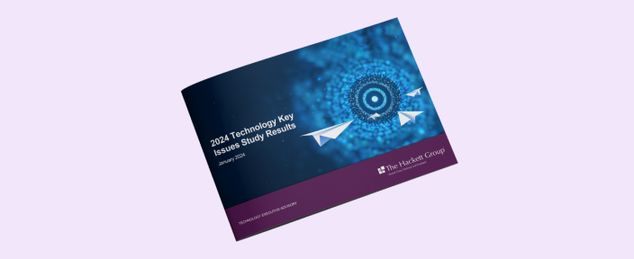 Hackett’s 2024 Technology Key Issues Study